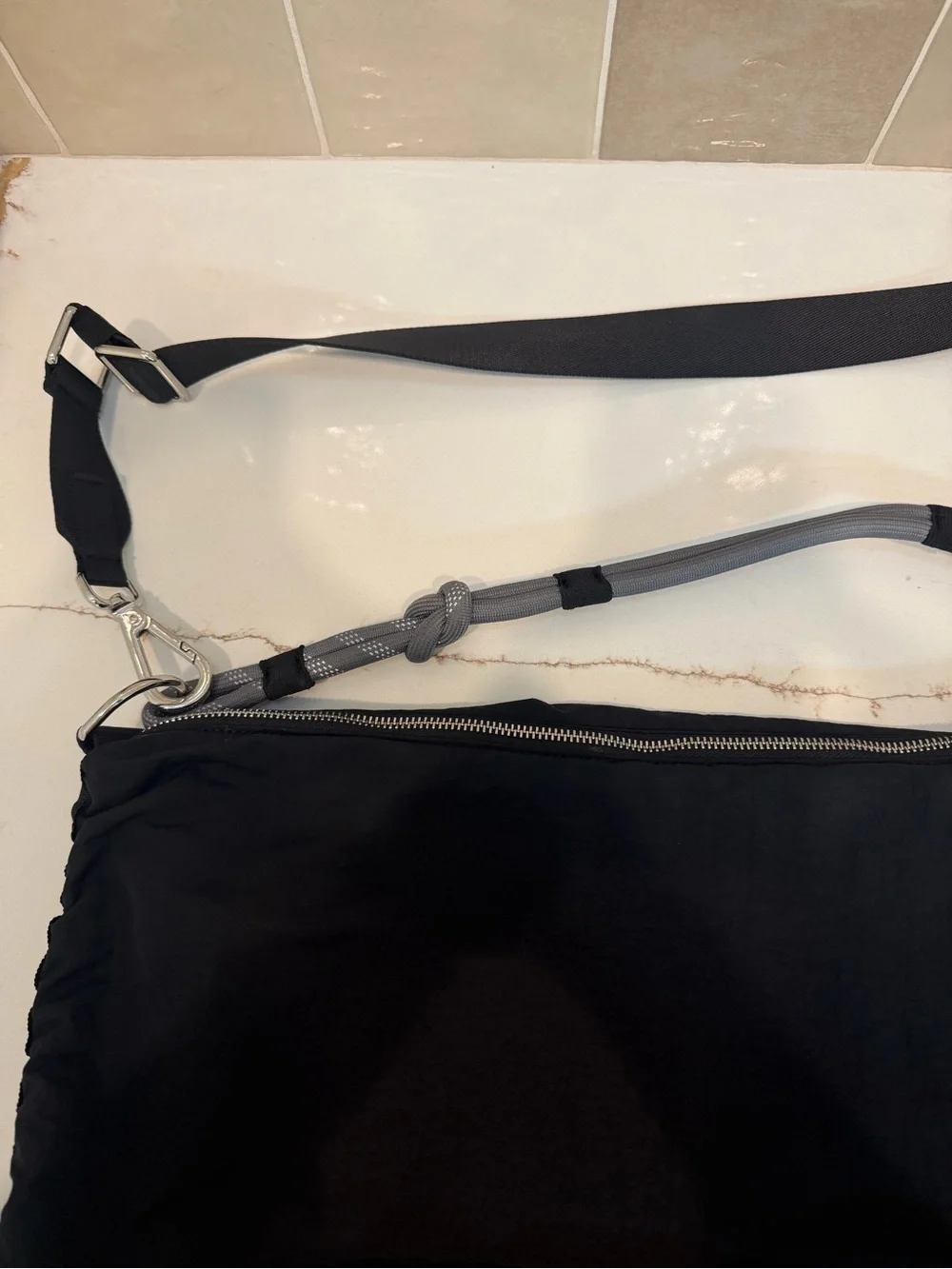 lululemon athletica Black Convertible Crossbody Tote - Picture 3 of 4